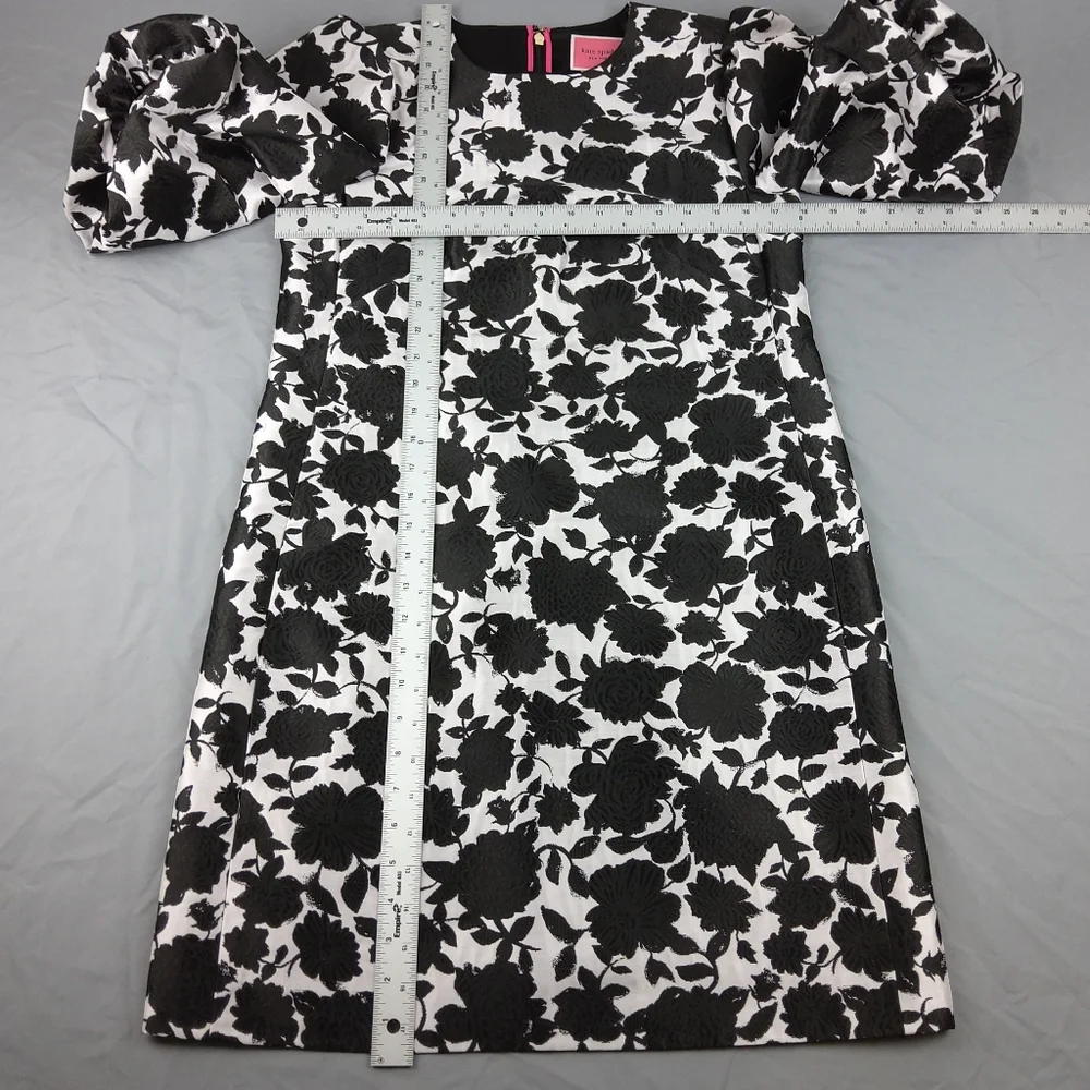Kate Spade New York, Floral Taxi Mainline Dress, Black&White, Women's Size 6 NWT